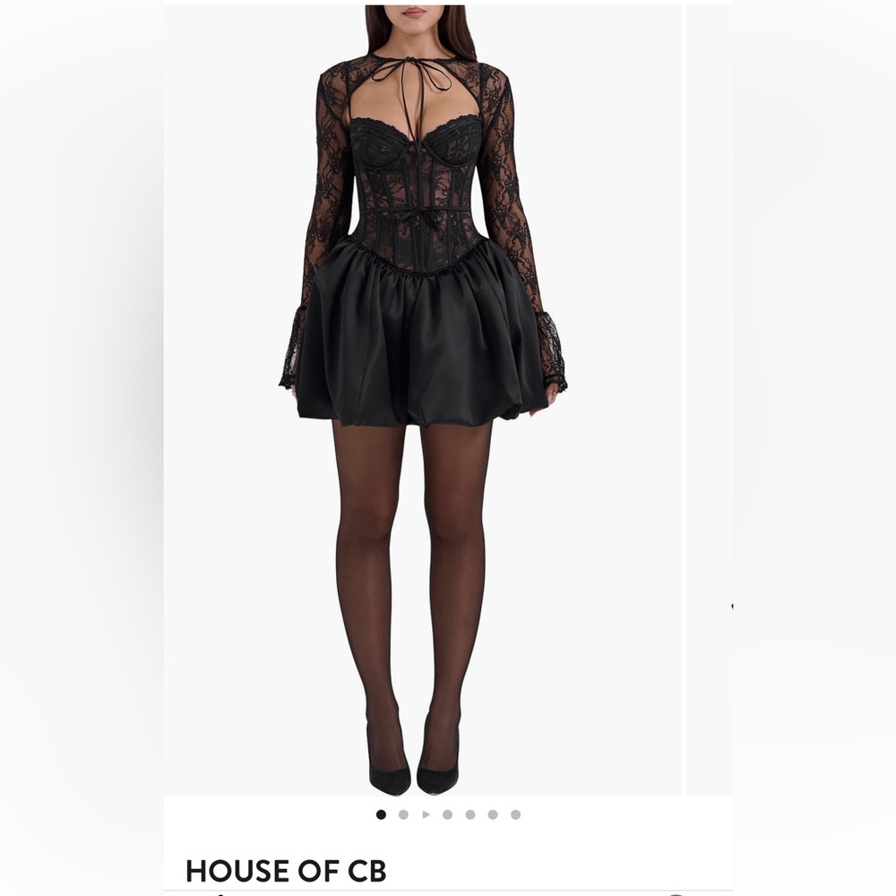 House of CB Lace Bolero & Corset Flare Minidress